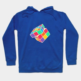 Rubiks Cube 90s Cute Colors Hoodie